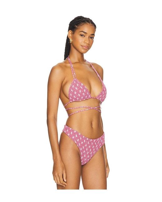 Acacia swim wear Bikini（Acacia Swimwear Carmen Smocked Top