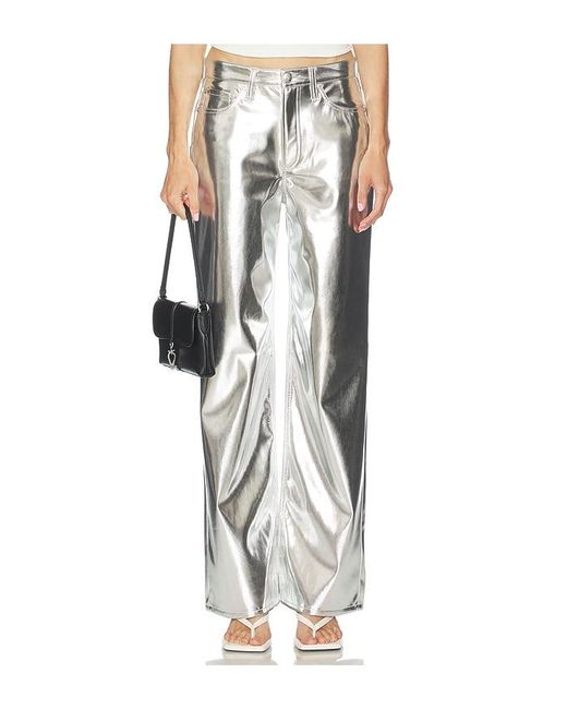Rag & Bone White Logan Faux Leather Wide Leg Pant