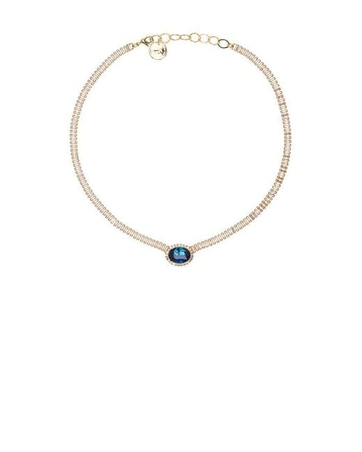 Anton Heunis Blue Vintage Style Necklace