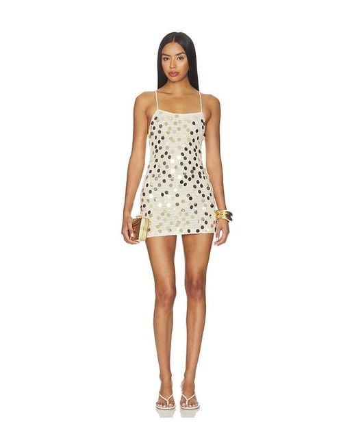 superdown Natural Arlett Mini Dress