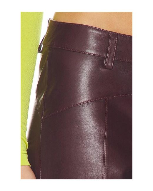 Mimchik Red Ventura Leather Pant