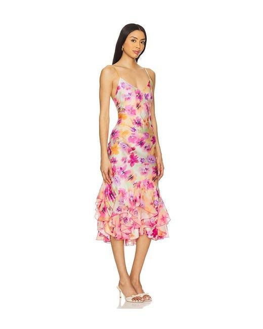 Le Superbe Red Frida Slip Dress