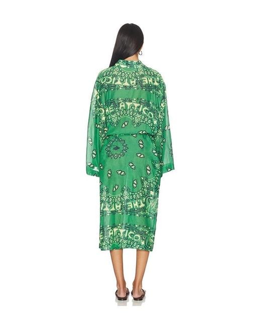 The Attico Green Kimono