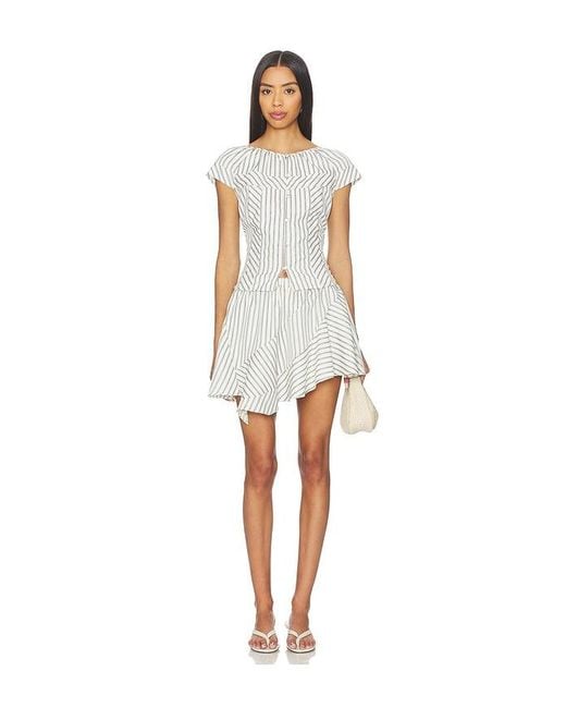 Amanda Uprichard White Norina Top