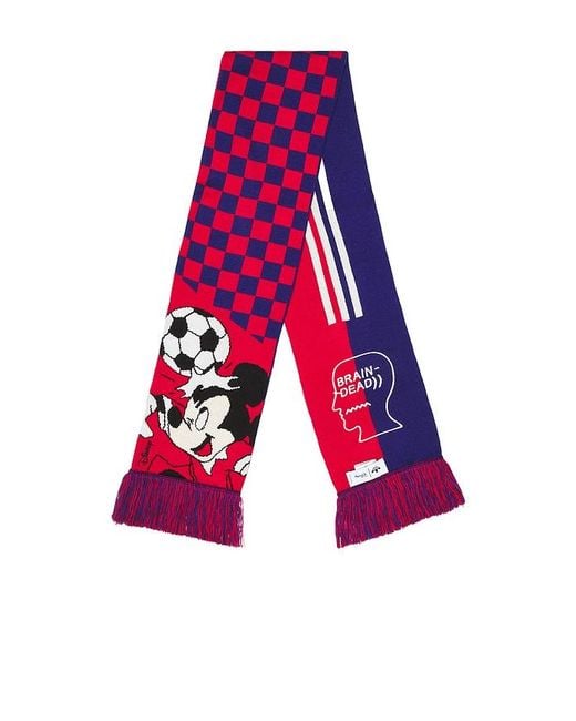 Adidas Originals Red X Brain Dead X Disney Scarf
