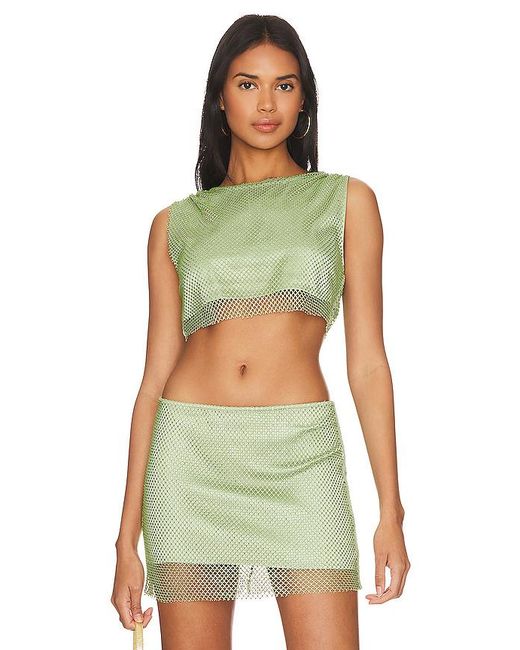 Camila Coelho Green Oberteil Tropez