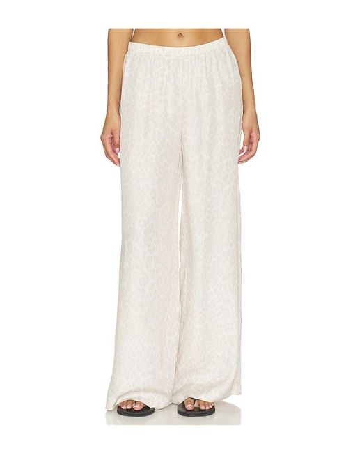 Anine Bing White Roslyn Pant