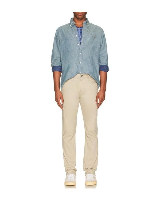 Polo Ralph Lauren Blue Denim & Chambray Sport Shirt for men