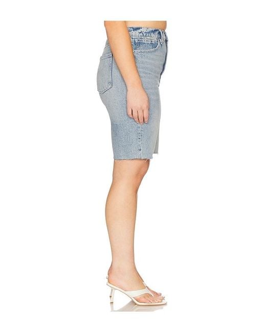 GOOD AMERICAN Blue Good Standard Bermuda Shorts