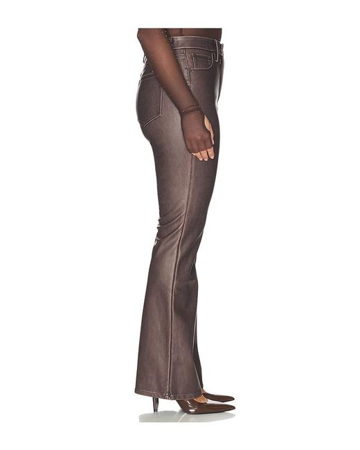 GOOD AMERICAN Gray Good Classic Bootcut Faux Leather Pants