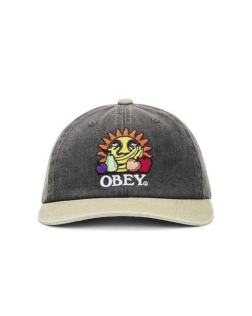 Sombrero Obey de hombre de color Multicolor