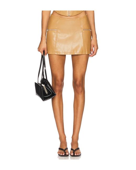Falda Ayden En Color Bronce Talla (También En M, S, Xs) BY.DYLN de color White