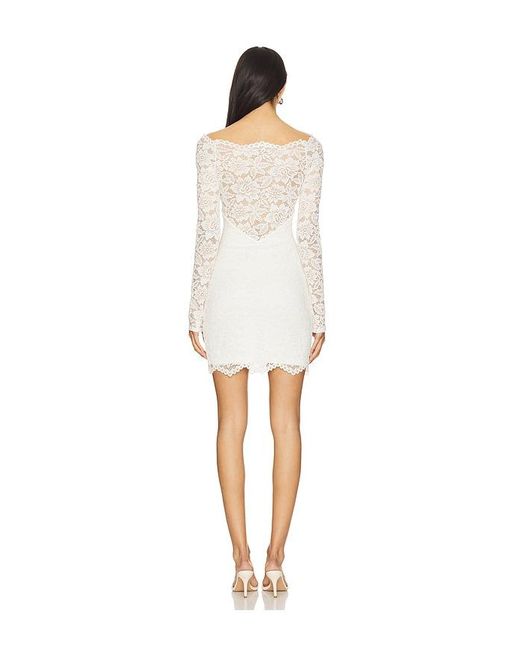 House of Harlow 1960 White X Revolve Romy Mini Dress