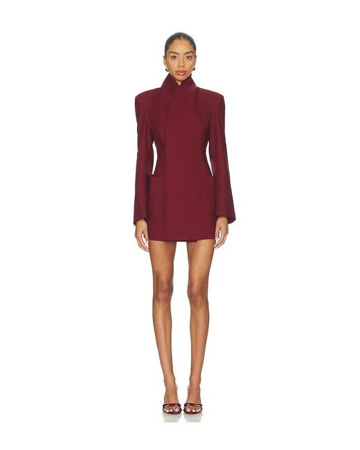 WeWoreWhat Red Hour Glass Blazer Jacket