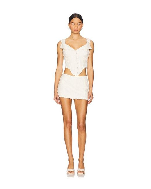 GUIZIO White Chamonix Corset