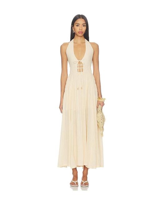 free people cream maxi dress Free People Mockingbird Maxi Dress in Evening Cream