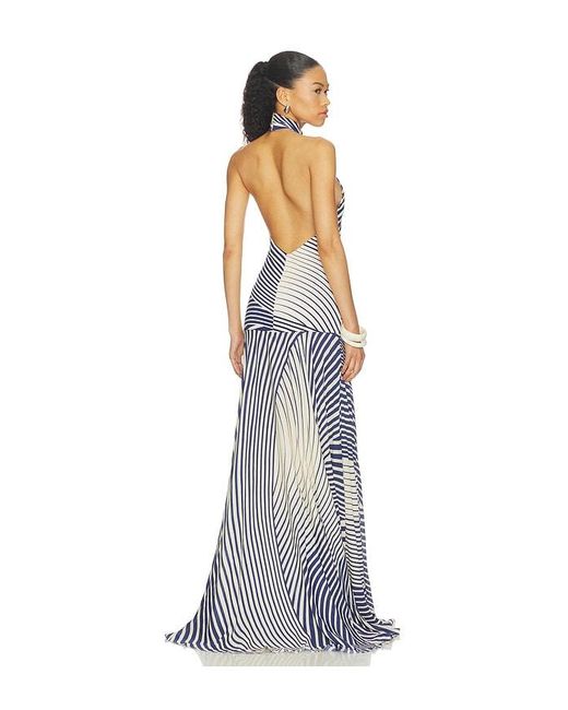 Silvia Tcherassi Blue Leonore Dress