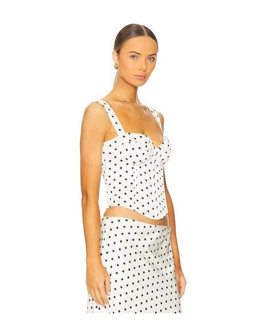 Runaway the Label White Karlita Bustier
