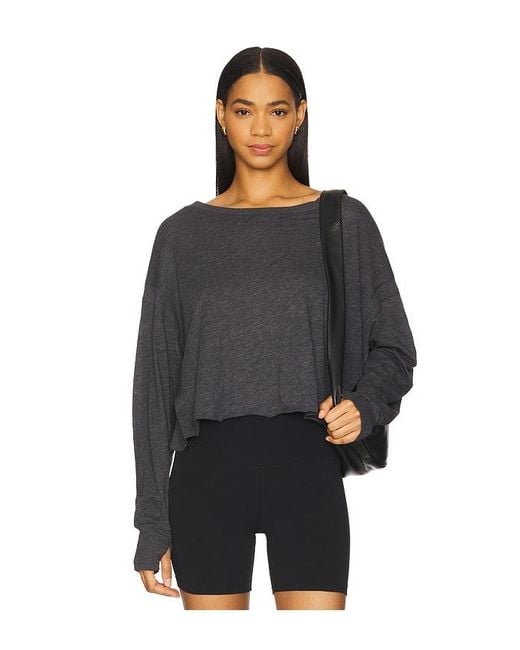 Free People Black X Fp Movement My Time Layer Top