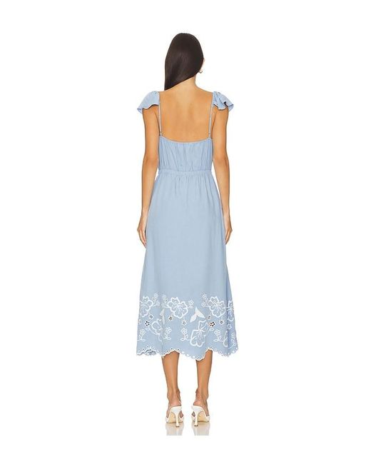 Astr Blue Odeletta Dress
