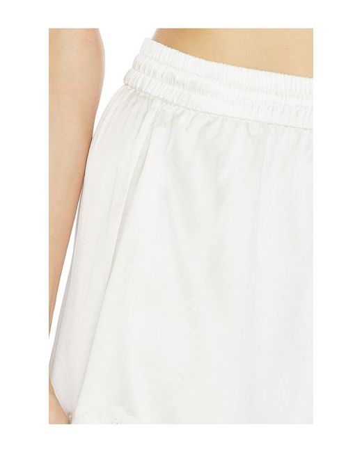 Fleur du Mal White Juliet Lace Short