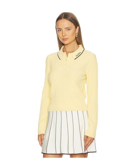 Malbon Natural Selma Polo Top