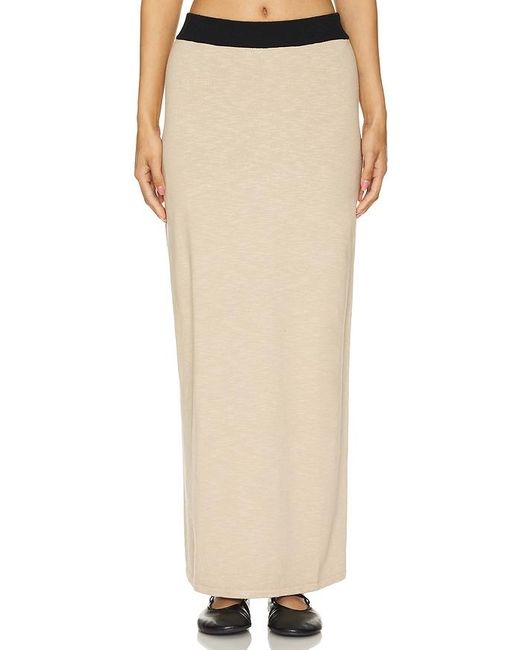 Lovers + Friends Natural Tammy Maxi Skirt