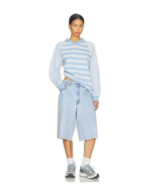 Samsøe & Samsøe Blue Saella Long Sleeve Polo