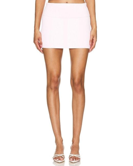 Lovers + Friends White Camil Mini Skirt