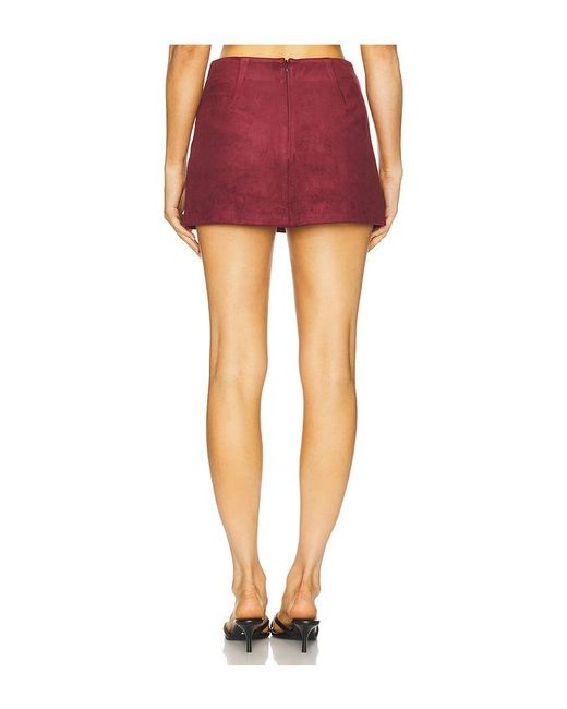 Amanda Uprichard Multicolor Dale Suede Skort