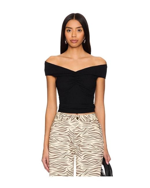 Lioness Black Crue Off Shoulder Top