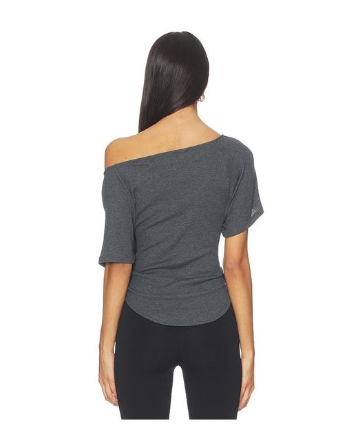 Free People Blue X Lucy Off The Shoulder Tee