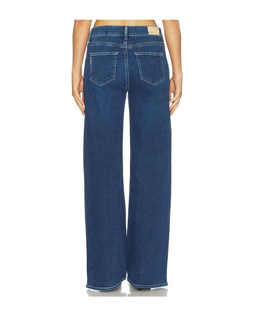 PAIGE Blue Anessa Wide Leg Jeans