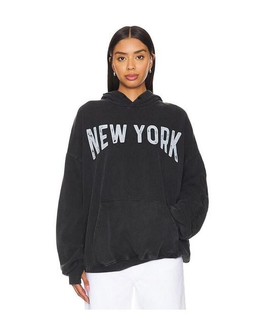 The Laundry Room Black New York Smiley Hideout Hoodie