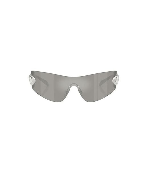 Versace Metallic Shield Sunglasses