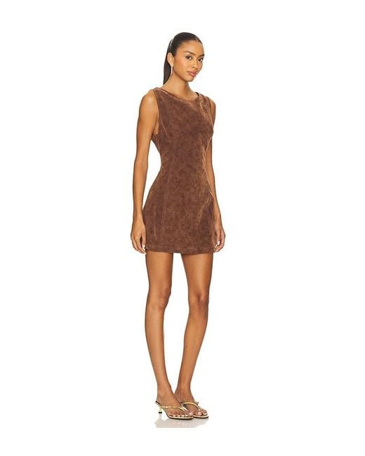 Free People Multicolor Atlas Suede Mini Dress