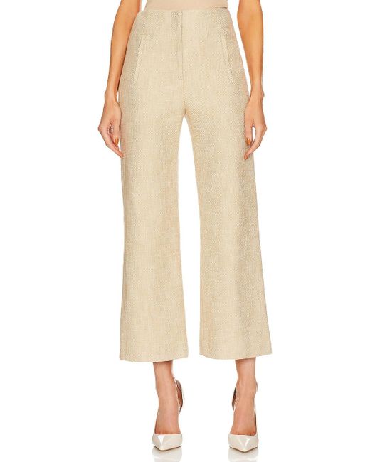 Veronica Beard Dova Pant in Natural | Lyst