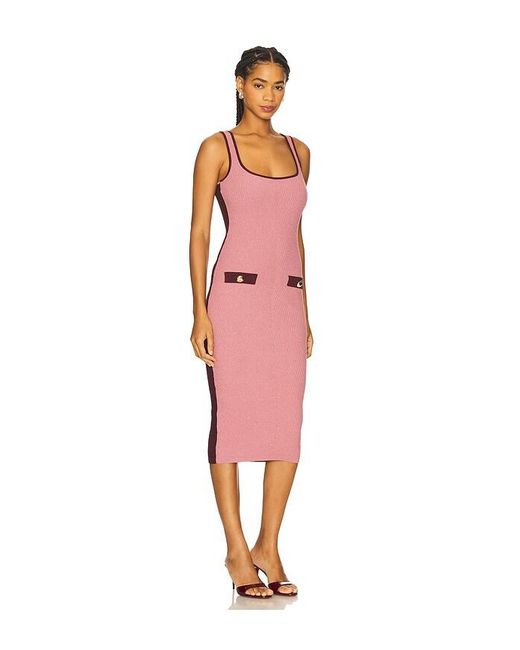 retroféte Connie Knit Dress Red
