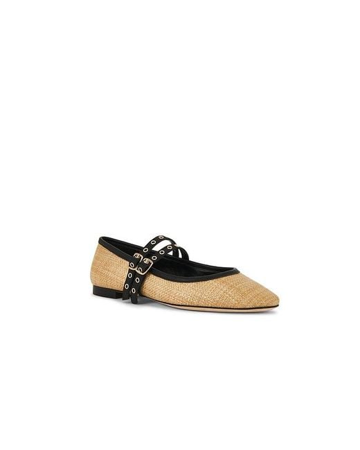 PAIGE Black Jackson Mary Jane Flat