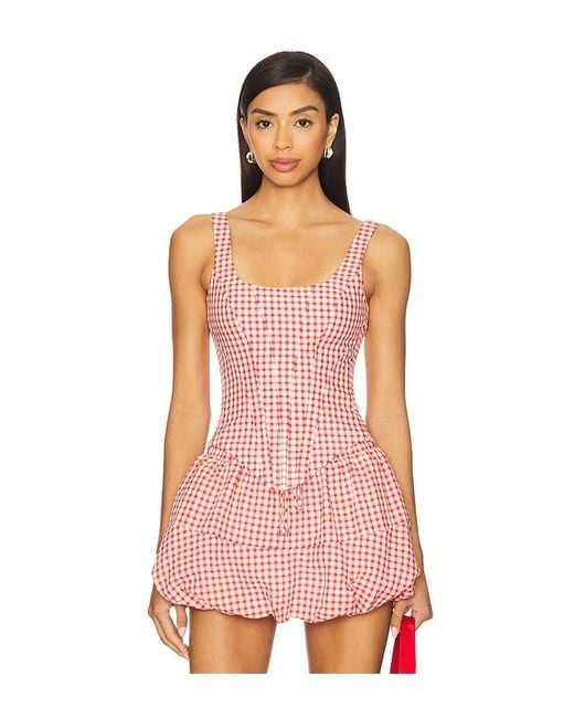 Amanda Uprichard Pink Ryland Top