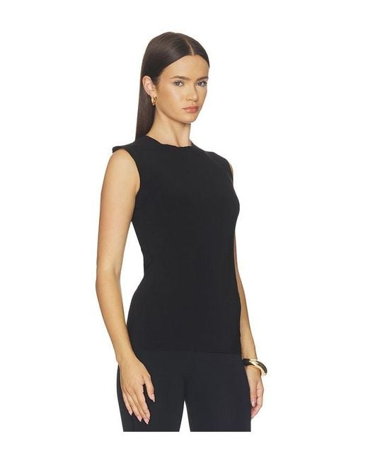 Norma Kamali Black X Lifestyle Sleeveless Top