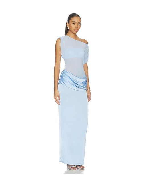 Amanda Uprichard Blue X Revolve Olandria Midi Dress
