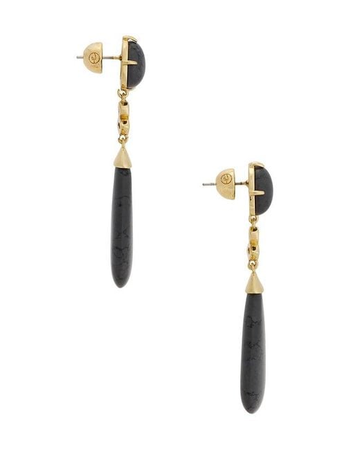 Ettika Black Midnight Solstice Drop Earrings