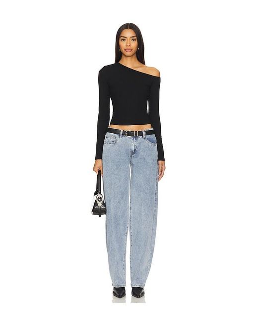 superdown Blue Roxanna Horseshoe Jeans
