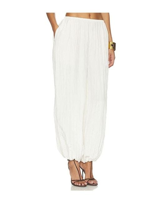 Lovers + Friends White Otto Pant