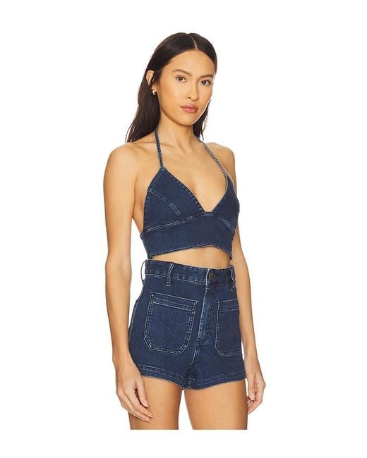 Palm Springs Top En Color Azul Talla (También En Xs, S, M, Xl) Show Me Your Mumu de color Blue