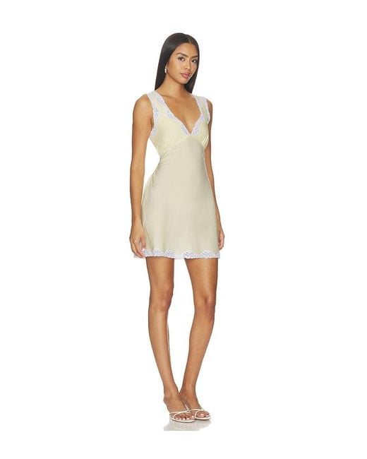 Posse Natural Tabitha Slip Mini Dress