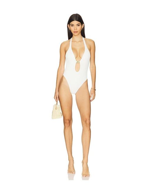 ViX White Liza Brazilian One Piece Swimsuit
