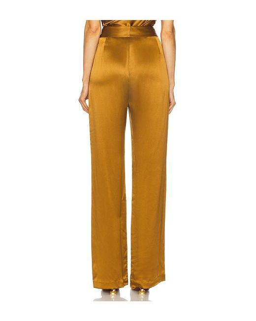 The Sei Yellow Wide Leg Trouser