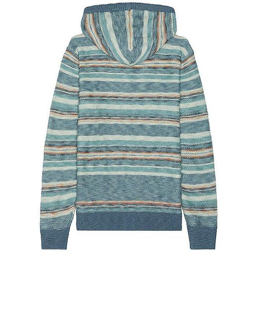 Faherty Brand Blue Cove Sweater Hoodie for men